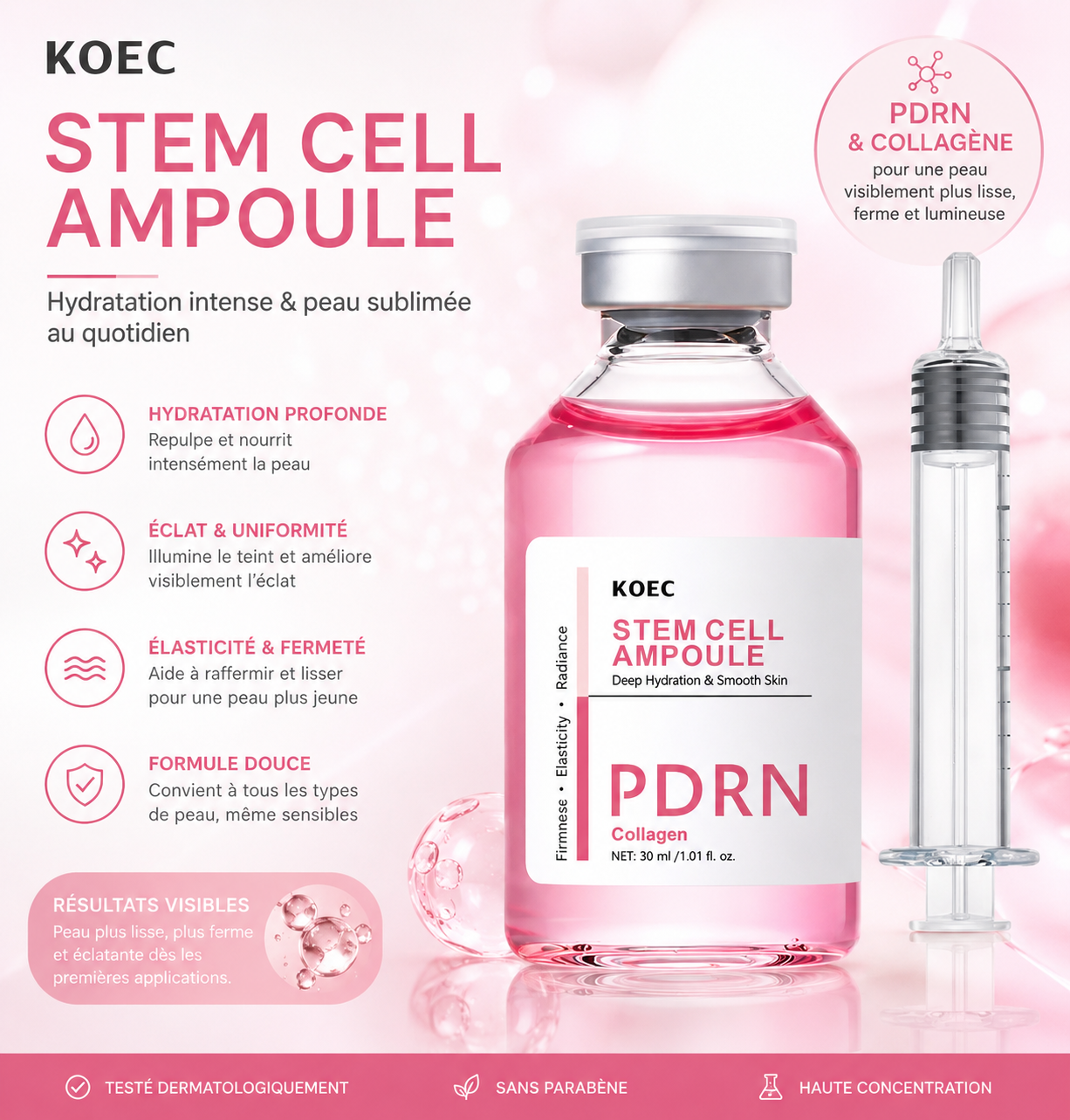 Sérum Ampoule Technologie PDRN & Collagène Régénérant