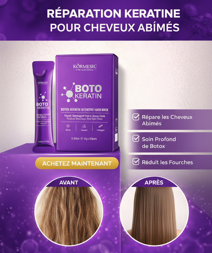 Masque Réparateur Express – Kératine "5 Seconds Repair"