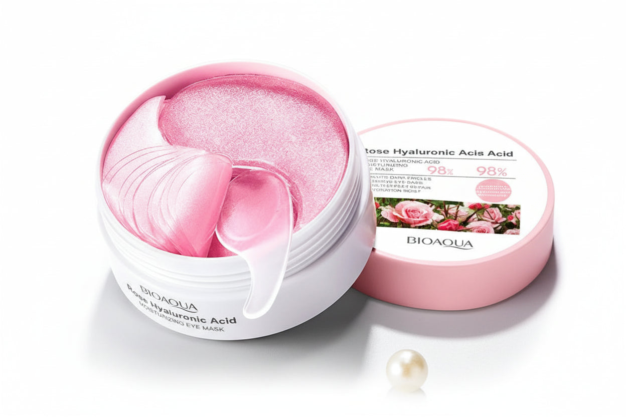 Patchs Hydrogel Rose & Acide Hyaluronique Skin Care BIOAQUA (60psc)