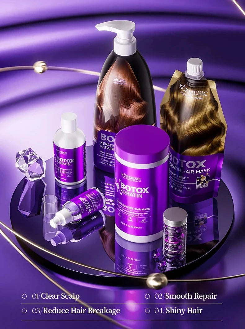 Masque Capillaire "Magical Keratin" For Smoothing Nourish Straightening Hair Care 7 variété disponible