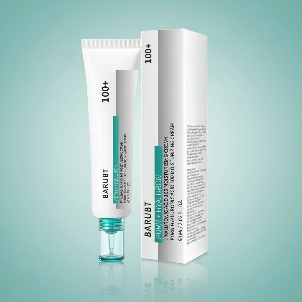 100% Hyaluronic Acid Moisturizing Cream 60ml Mild Light Texture Easy Absorb Dry Skin Care Shrinks Pores Firming Smooth Hydrating