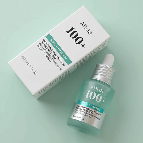 Korean ANUA 100 PDRN Essence Hyaluronic Acid Capsule Serum Blue Radiant Face Serum,Lightweight Deep Hydration Skincare Products