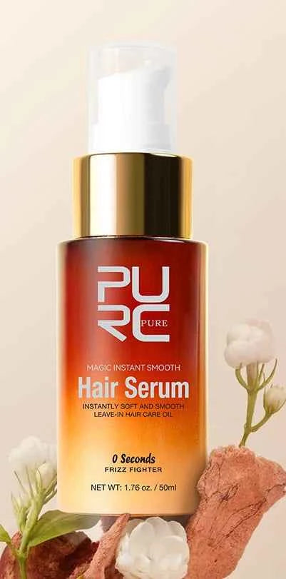 Huile Sérum Instant Smooth PURC - Soin Sans Rinçage