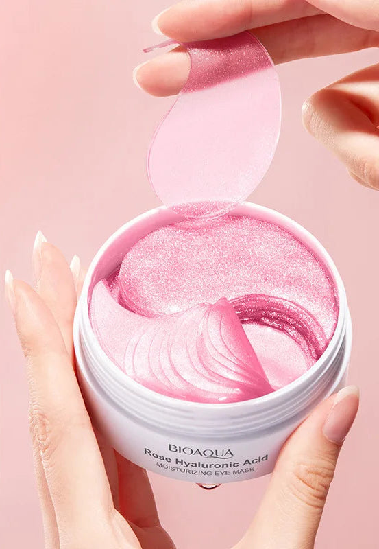 Patchs Hydrogel Rose & Acide Hyaluronique Skin Care BIOAQUA (60psc)