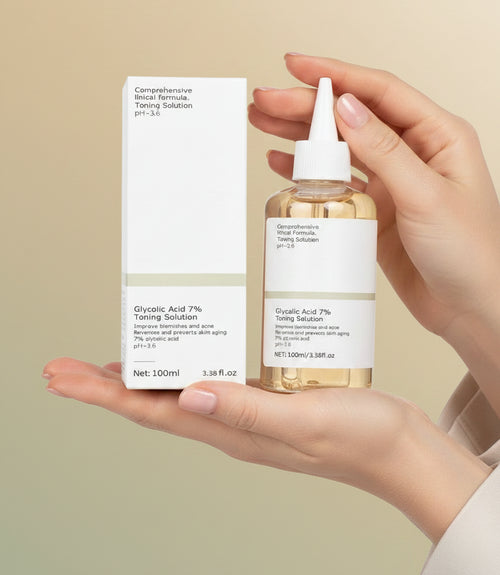 100ml Glycolic Acid 7% Toning Solution To Remove Acne and Moisturize Skin Rejuvenating Lotion